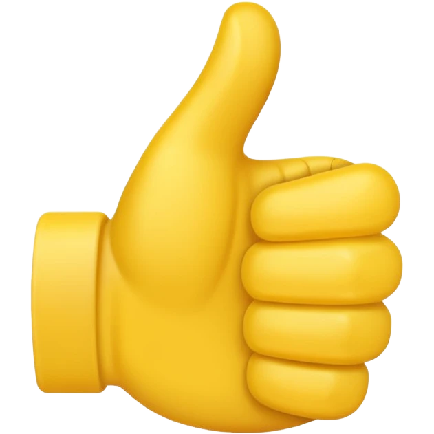thumbs up emoji, positive and bold emoji
