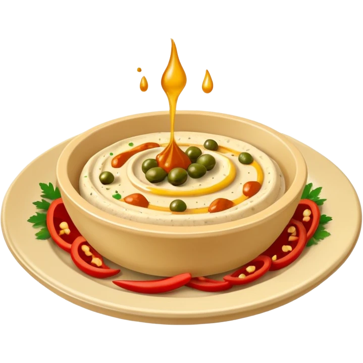 hummus plate emoji