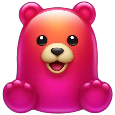 Jelly bear emoji
