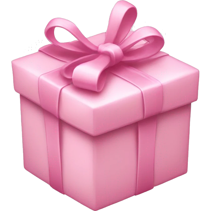 Light pink present emoji