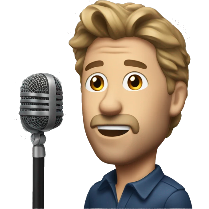 Ken Carson with a microphone  emoji