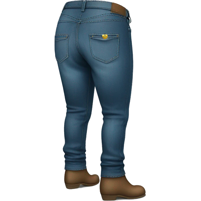 horse with jeans emoji