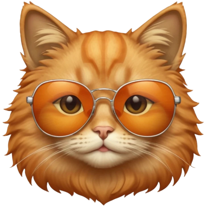 Cat wearing sunglasses emoji