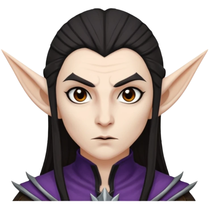 Dark elf emoji