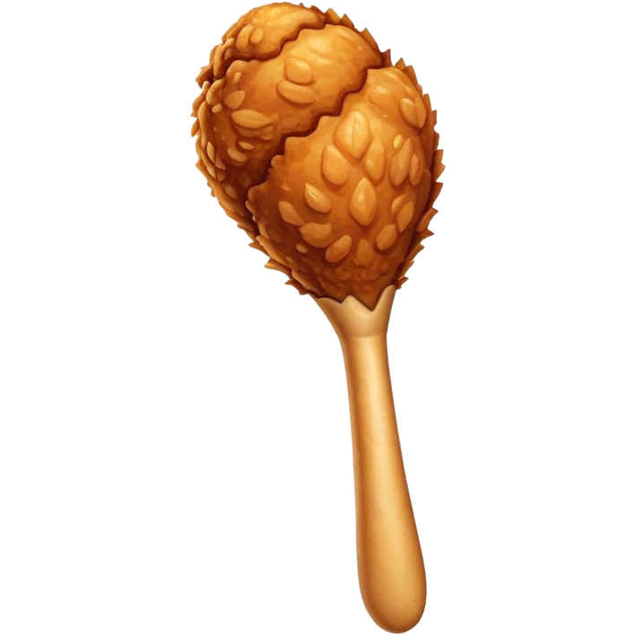 fried chicken drumstick emoji