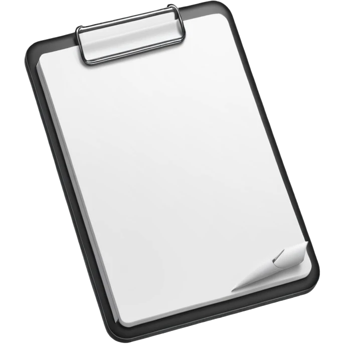 digital notepad without clip emoji