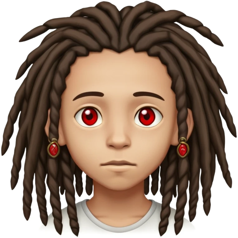 A 15 year old kid that looks high and lightskin with dreads emoji