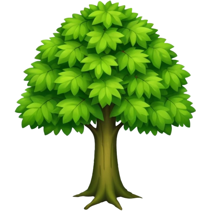 a green tree emoji