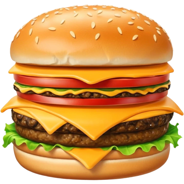 cheeseburger without tomato emoji