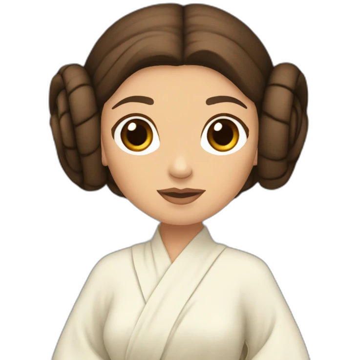 Princess Leia saying “Hope” emoji
