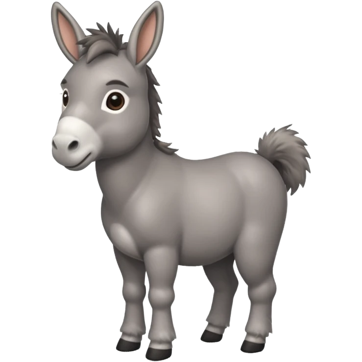 cute donkey emoji