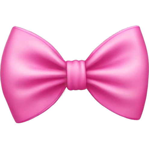 Pink bow emoji