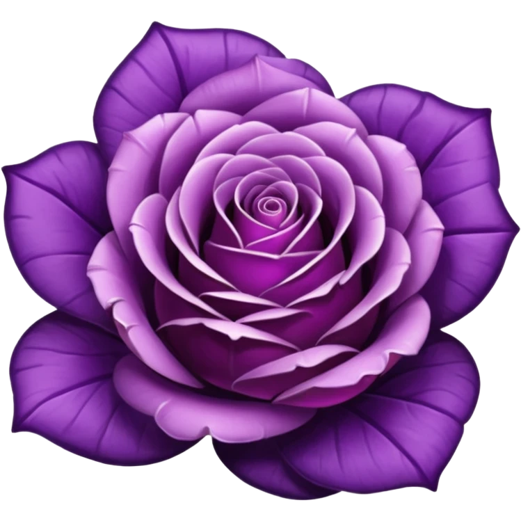 Purple amethyst rose  emoji