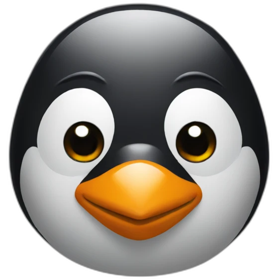 penguin head man emoji