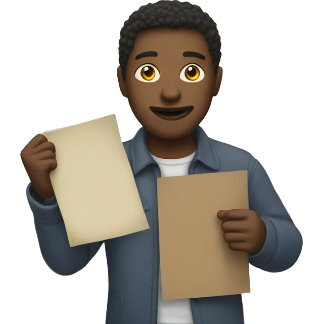  people holding a poster in their hand emoji