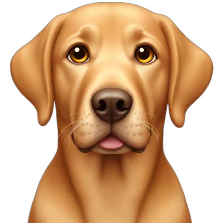 Ginger Labrador  emoji
