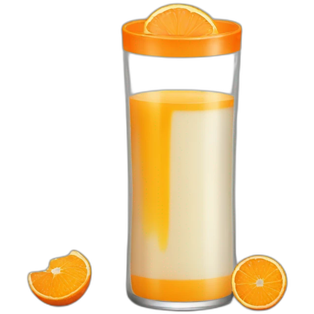 Orange juice  emoji