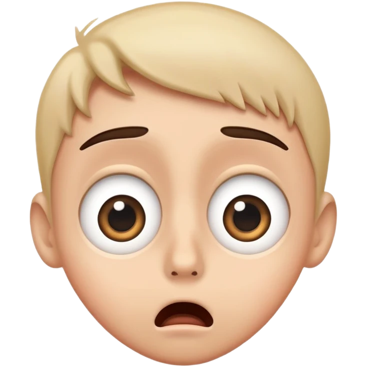 Shocked face emoji