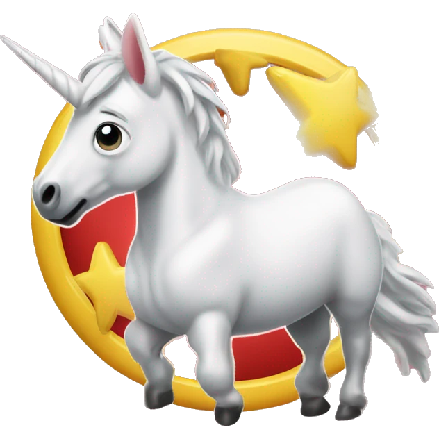 Christian lindner auf einem Einhorn emoji