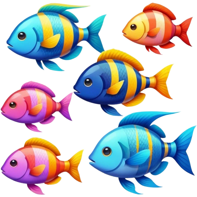 Aesthetic fish emoji
