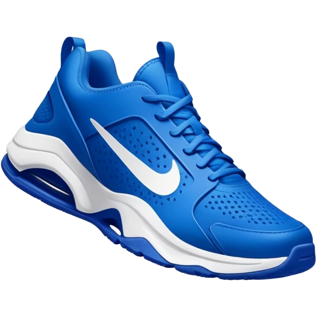 Tiburon con zapatos nike azules emoji