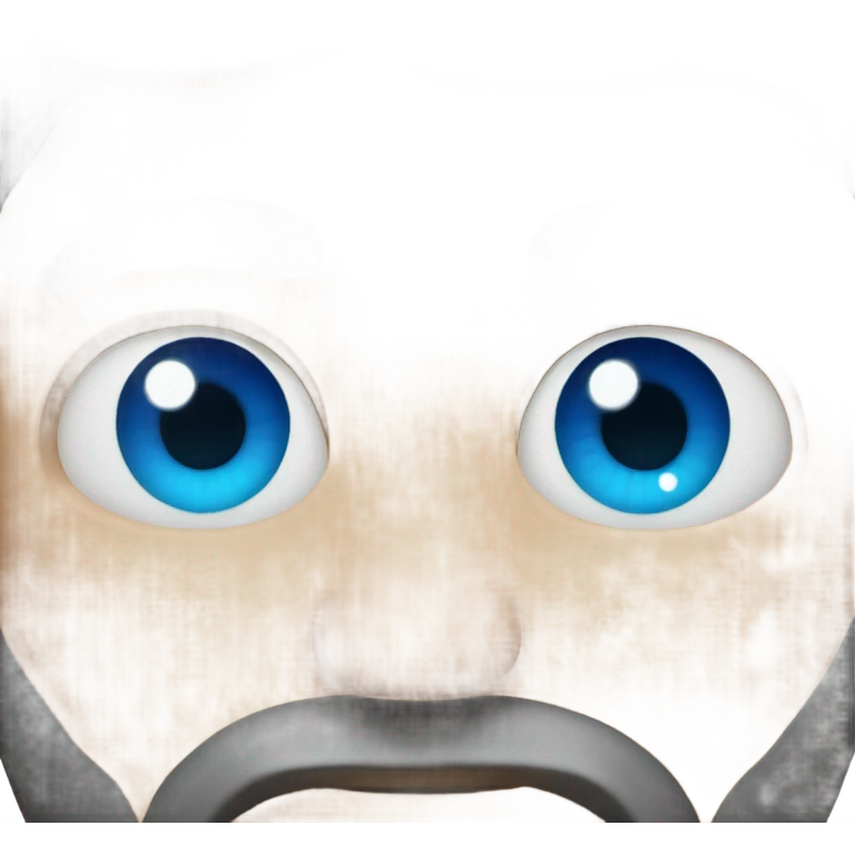 Blue eyes man with beard emoji