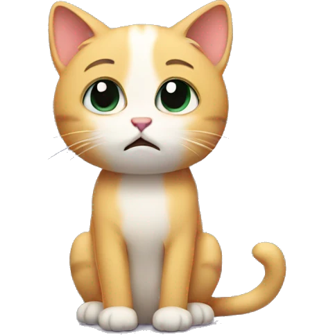 sad kitty emoji