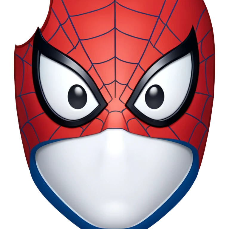 Spider-Man face emoji