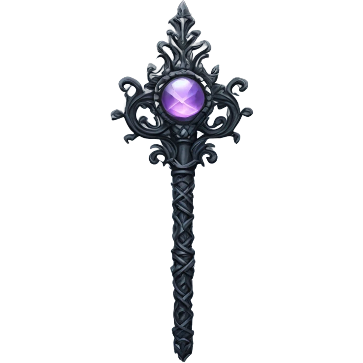 Gothic magic staff emoji
