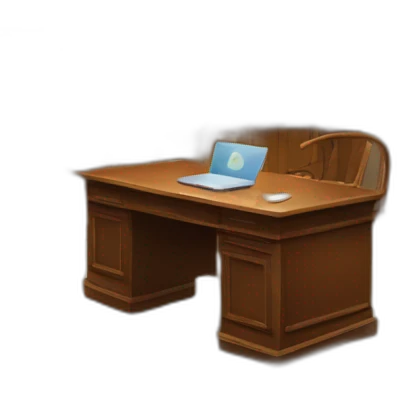 desk in a library emoji