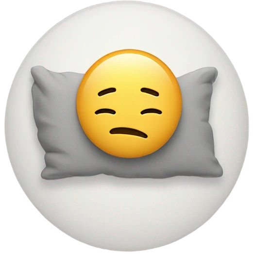 😴 “Sleeping Smiley (MP Logo)”: A smiley sleeping with the marketplace logo in the background, symbolizing information overload. emoji