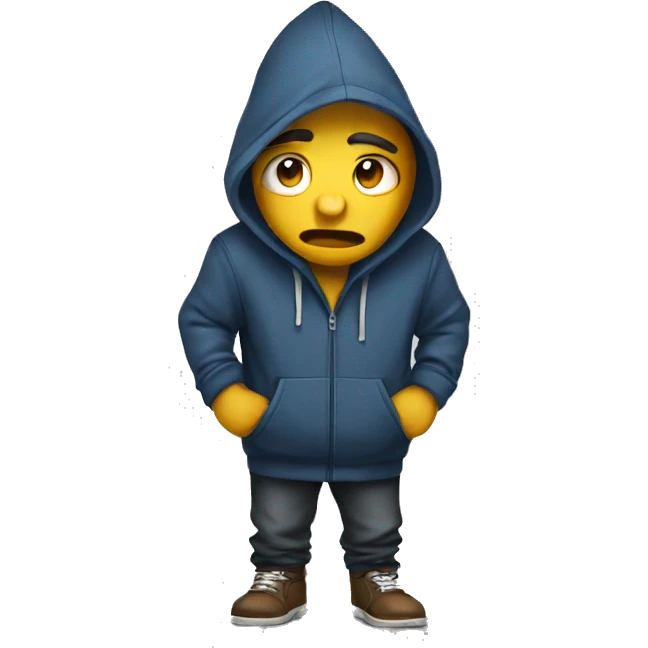 Mad with hoodie  emoji