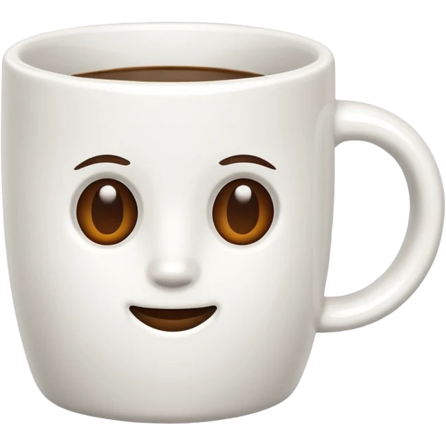 White coffee mug emoji