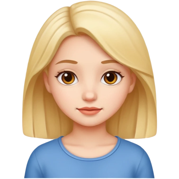 Cute girl emoji