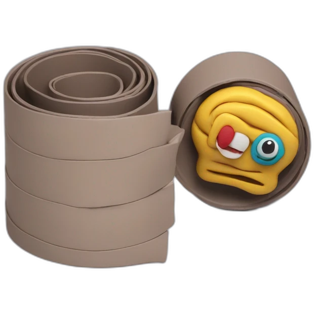 Plasticine 35mm film coil emoji