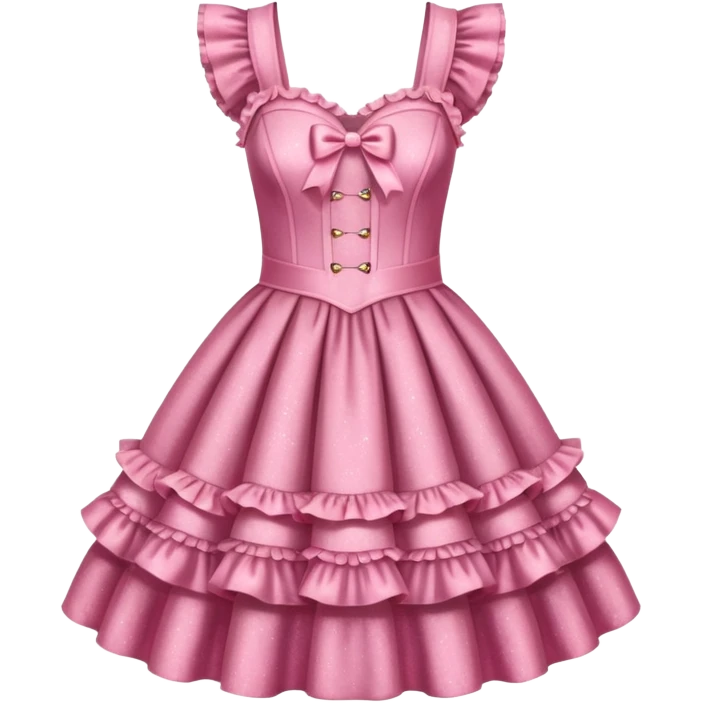 Lolita dress,glitter and sparkly emoji