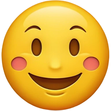Happy face emoji
