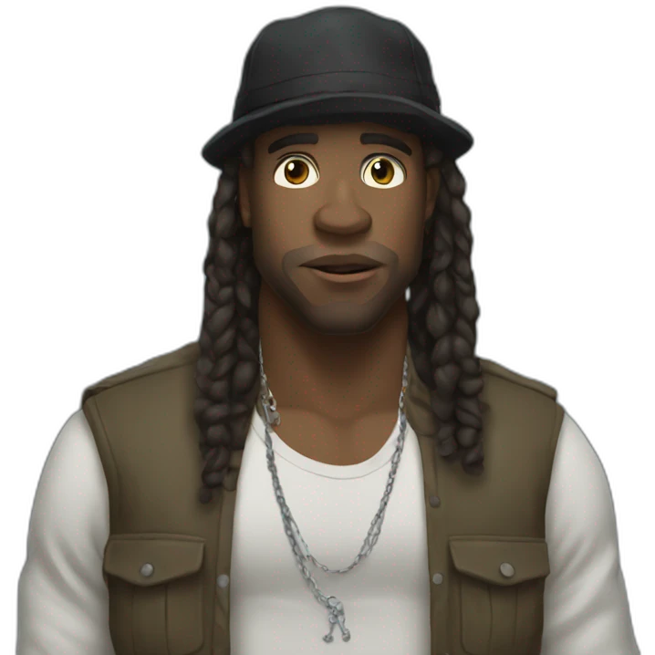 :kerchak,French rapper: emoji