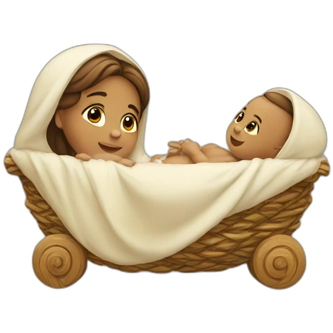 baby jesus Joseph mary emoji