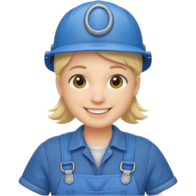 Schtroumpfette bricoleuse emoji