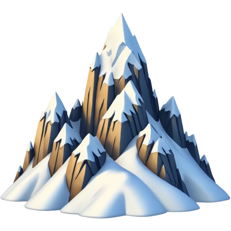 ski mountains emoji