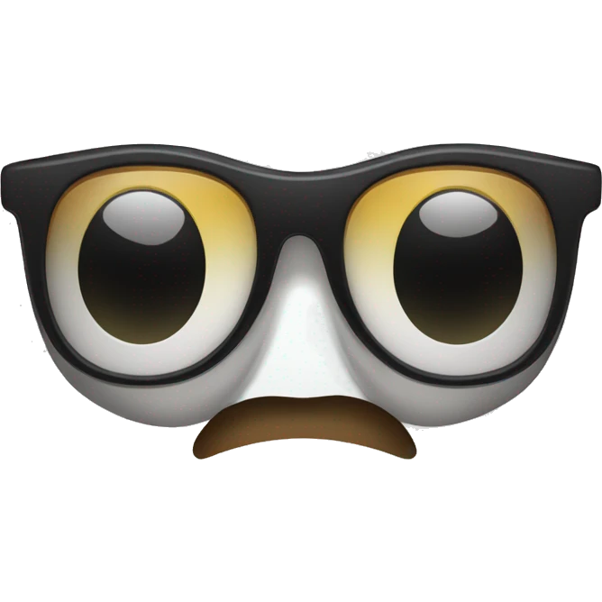 Sunglasses with open eye emoji