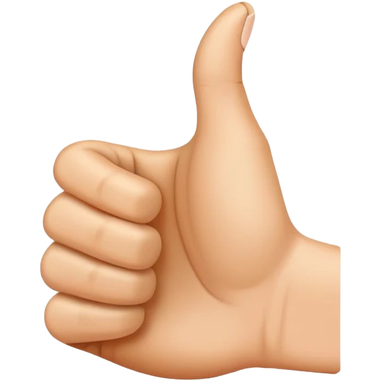 Thumbs up emoji