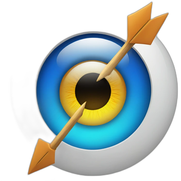 arrow clicking the blue eye emoji