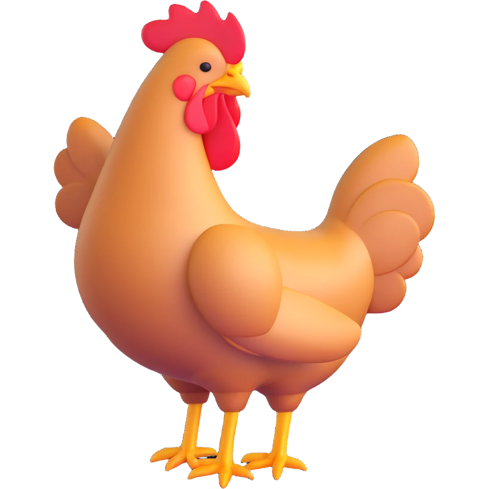 chicken emoji