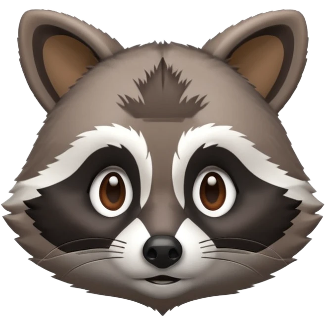 3d raccoon emoji