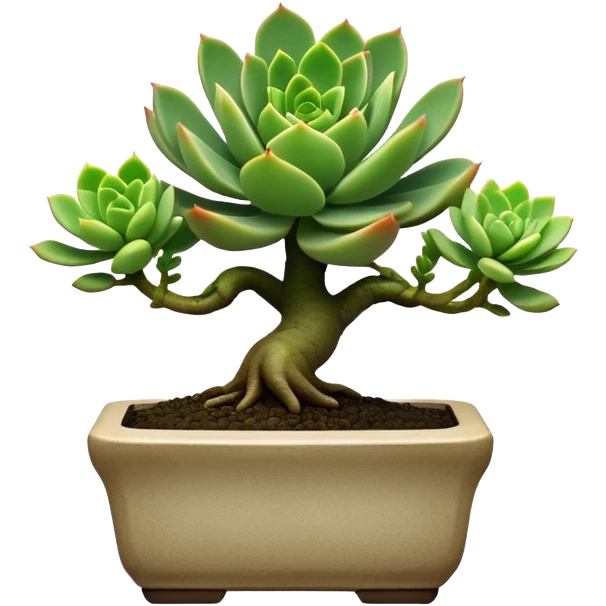 succulent bonsai plant emoji
