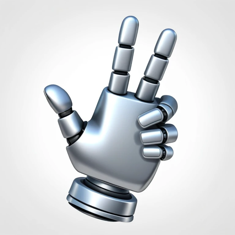 robot hand thumbs up emoji