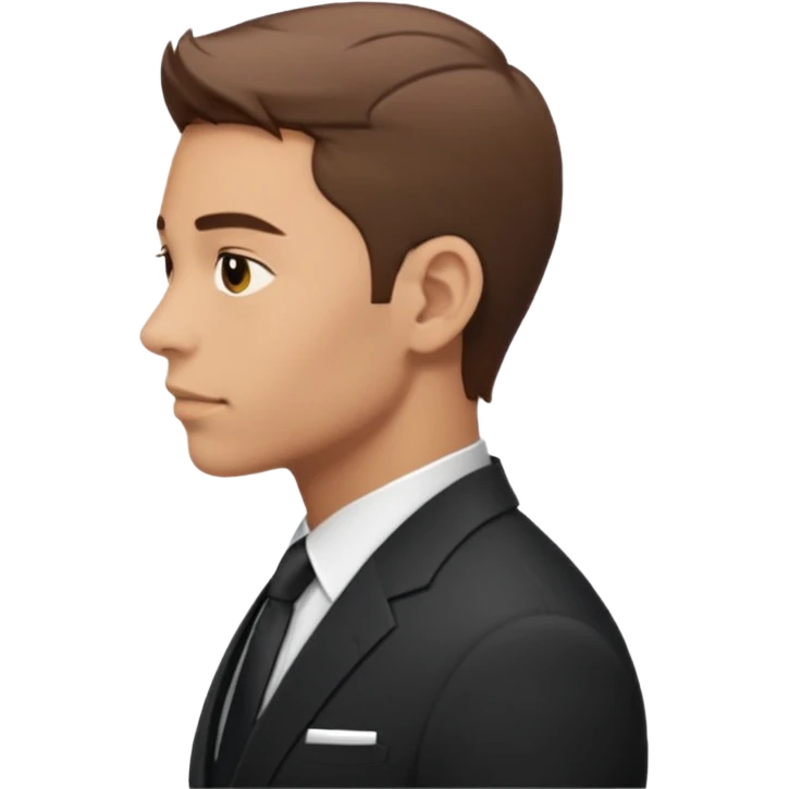 Man in suit side emoji