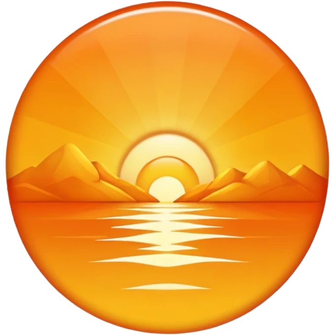 make a sunrise
 emoji